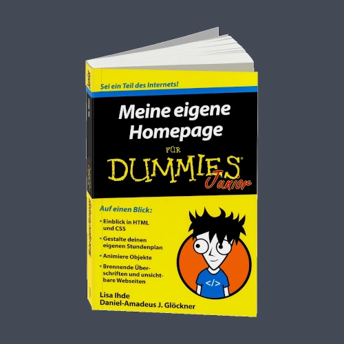 Buchcover mit dem Buchtitel Meine eigene Homepage